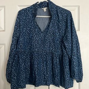 Cato Leopard Swing Top